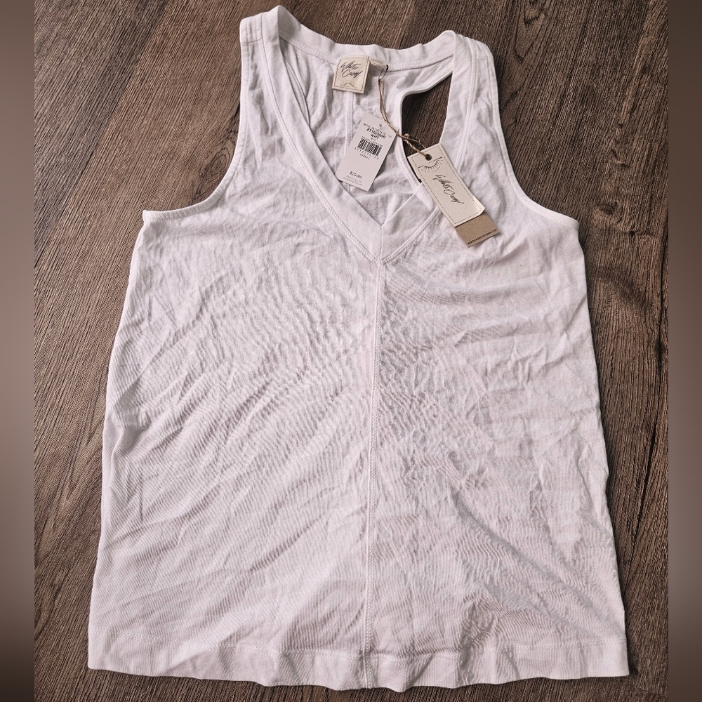 White Crow Racerback Tank Top